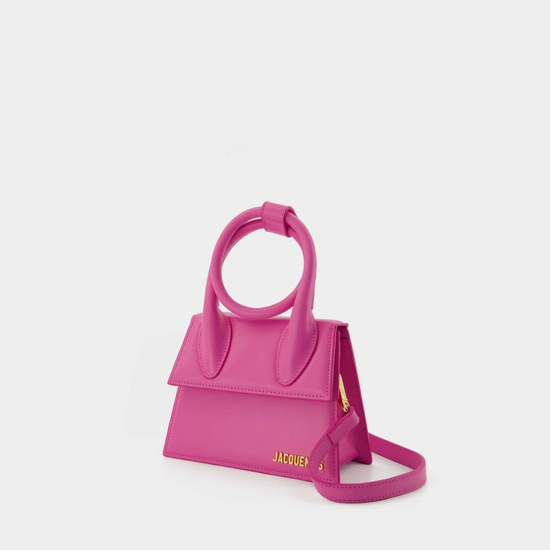 Le Chiquito Noeud Bag - Jacquemus -  Pink - Leather