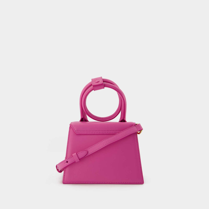 Luxury handbag - Le Petit Sac Noeud Jacquemus in pink leather