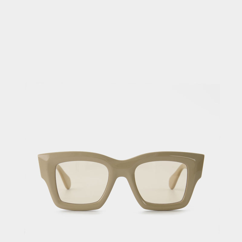 Baci Sunglasses in Beige Acetate