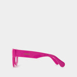 Baci Sunglasses in Pink Acetate