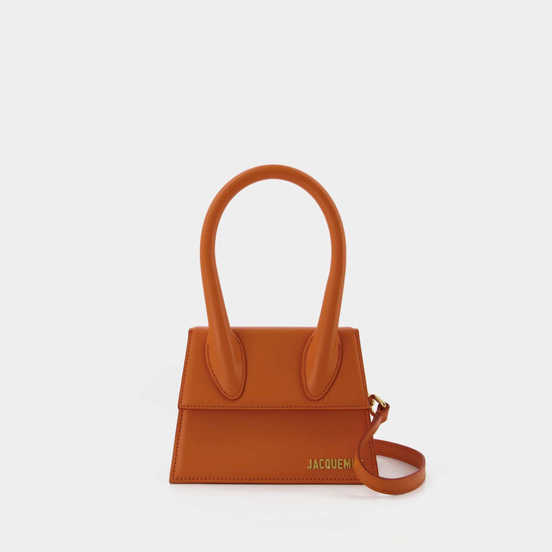 Le Chiquito Moyen Bag Jacquemus Orange Leather
