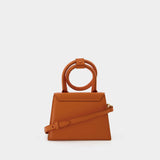 Le Chiquito Noeud Bag - Jacquemus - Orange - Leather
