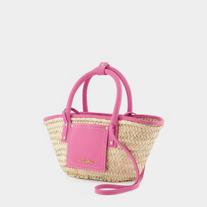 Le Petit Panier Soli Bag - Jacquemus - Dark Pink - Leather