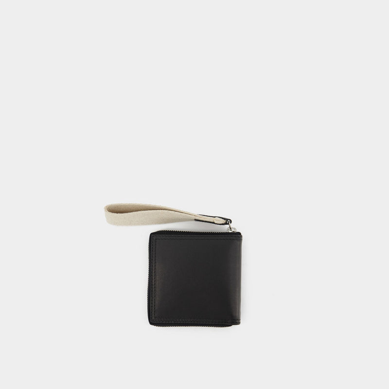 Le Carre Rond Small Leather Goods - Jacquemus -  Brown - Leather