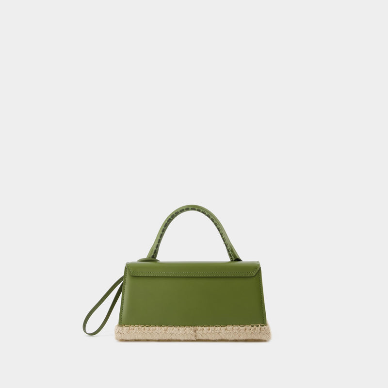 Le Chiquito Long Cordao Bag - Jacquemus - Khaki - Leather