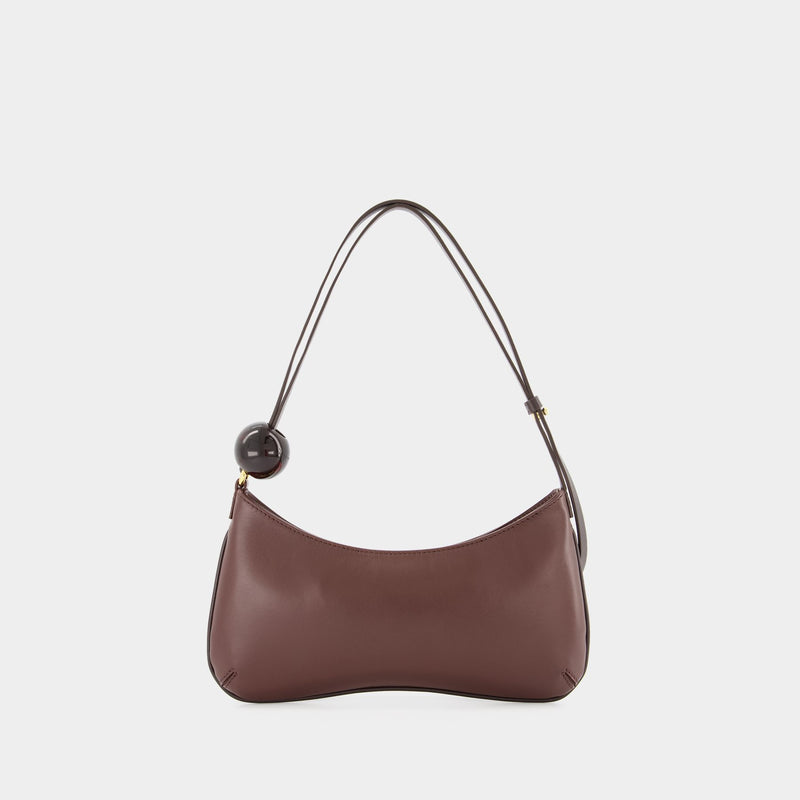 Le Bisou Perle Bag - Jacquemus -  Brown Moyen - Leather