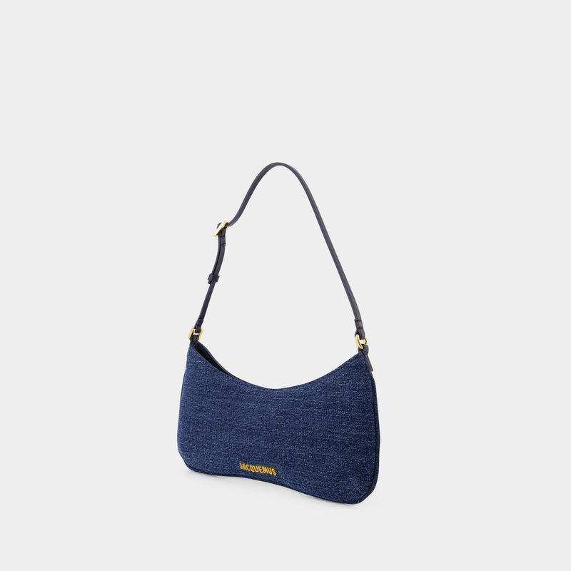 Le Bisou Denim Bag - Jacquemus -  Blue - Leather