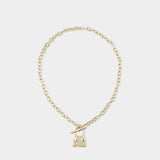 Chiquito Barre Necklace - Jacquemus - Metal - Gold-tone