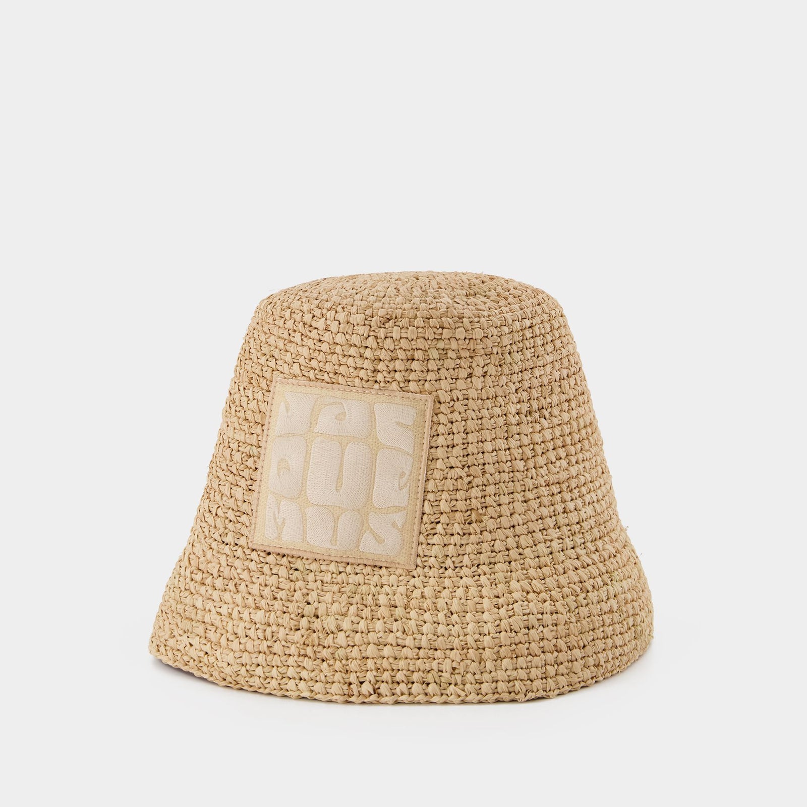 ハット JACQUEMUS Ficiu Bucket Hat - Jacquemus - Orange - Raphia Jacquemus orange bucket hat