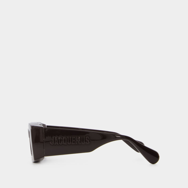 Tupi Sunglasses - Jacquemus -  Multi-Brown - Grilamid