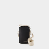 Le Cuerda Vertical Crossbody - Jacquemus -  Black - Leather