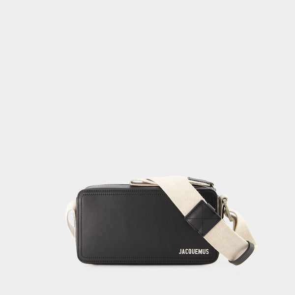 Le Cuerda Horizontal Crossbody - Jacquemus - Black - Leather