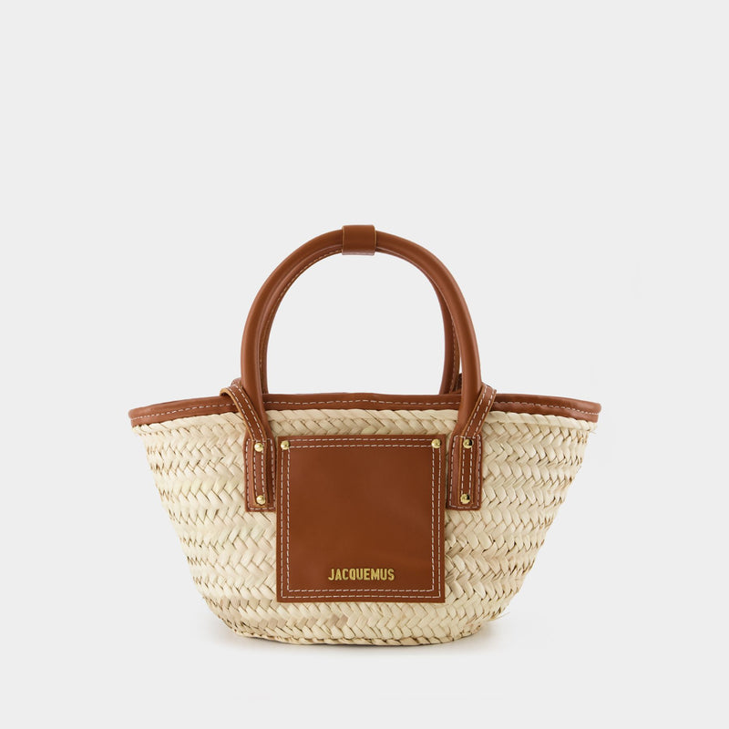 Le Petit Panier Soli Bag - Jacquemus - Light Brown - Paille