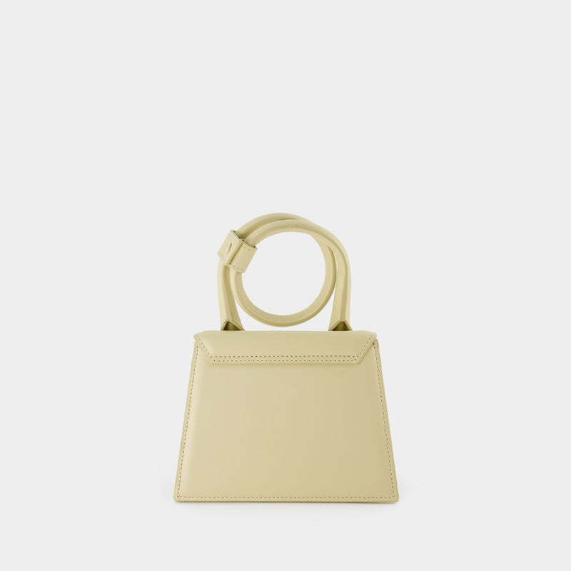 Jacquemus Ivory Le Chiquito Leather Top Handle Bag