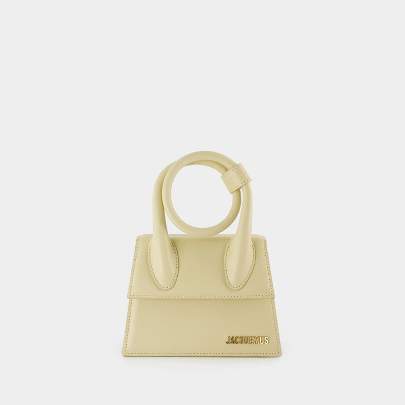 Le Chiquito Noeud Bag - Jacquemus - Leather - Ivory