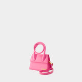 Le Chiquito Noeud - Jacquemus - Leather - Pink Neon