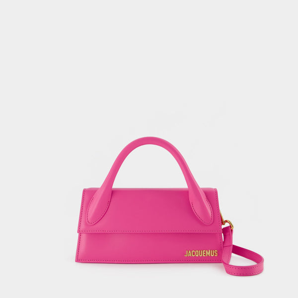 Le Chiquito Long Bag - Jacquemus - Pink - Leather