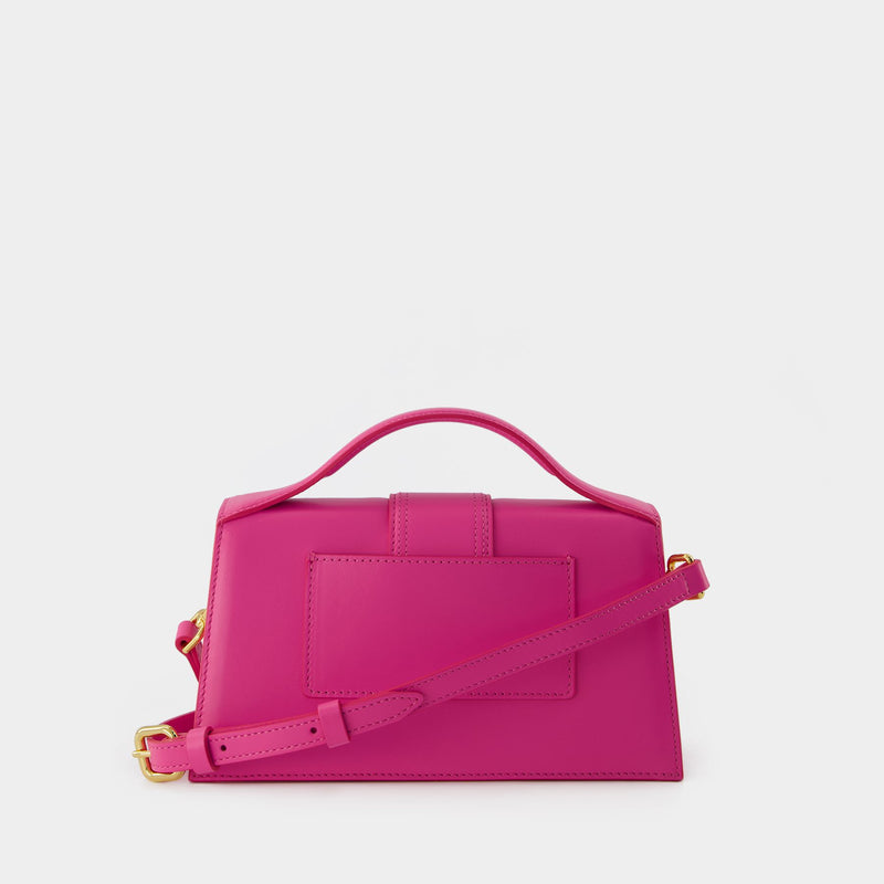 Le Grand Bambino Bag - Jacquemus - Leather - Neon Pink