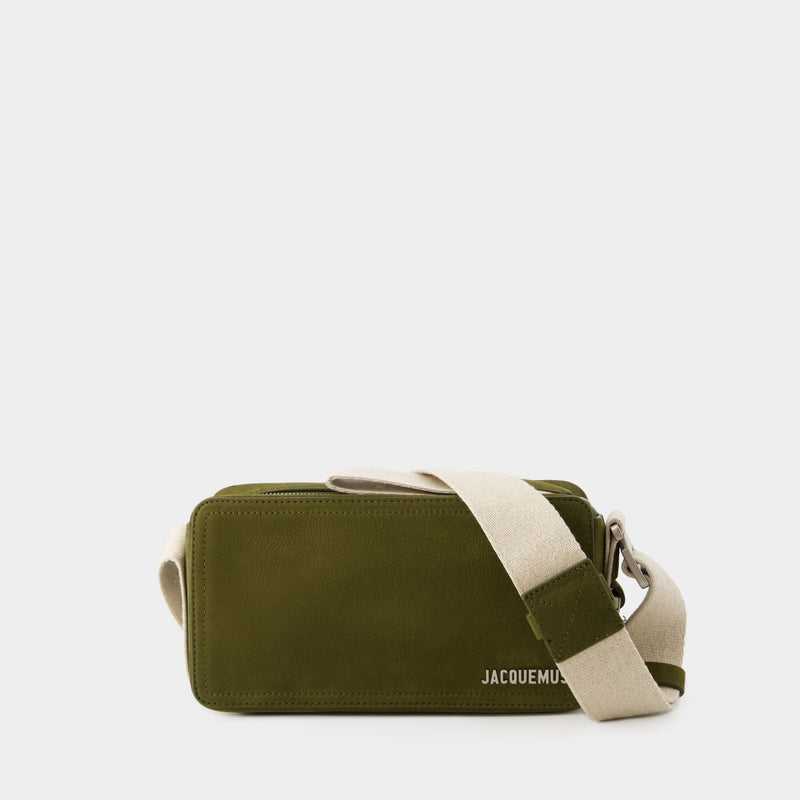 Le Cuerda Horizontal Bag - Jacquemus - Leather - Dark Khaki