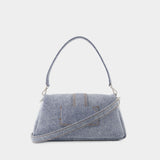 Le Bambimou Denim Bag - Jacquemus - Leather - Blue