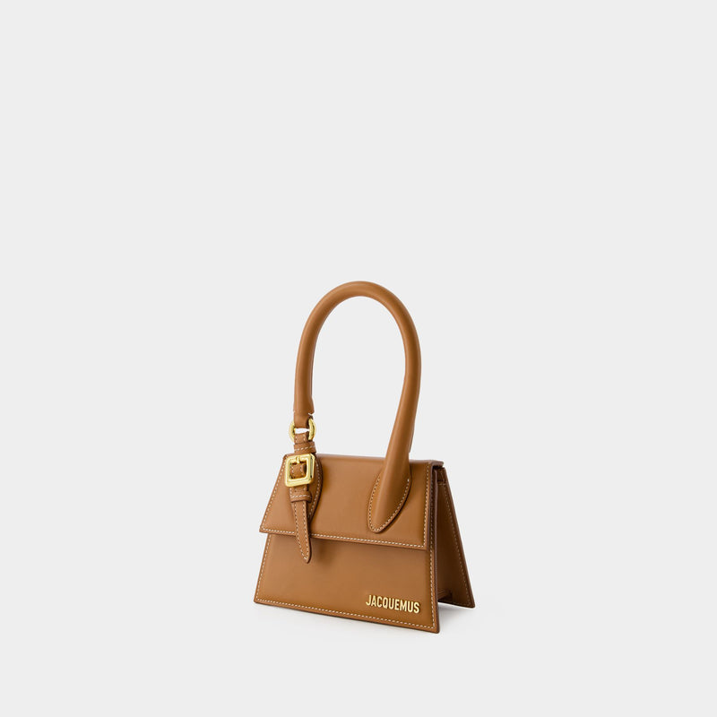 The Chiquito Boucle Medium Bag - Jacquemus - Leather - Bright Brown 2