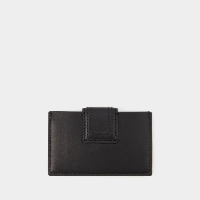 Bimbino Cardholder - Jacquemus - Leather - Black