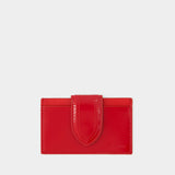 Bimbino Cardholder - Jacquemus - Leather - Red