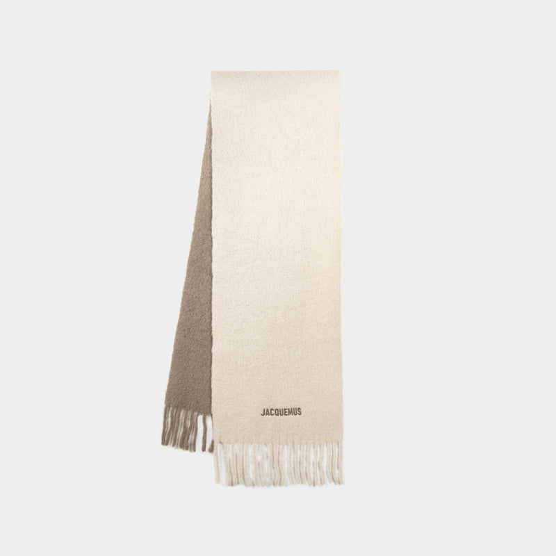 Moisson Scarf - Jacquemus - Wool - Beige