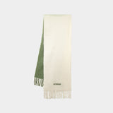 Moisson Scarf - Jacquemus - Wool - Khaki