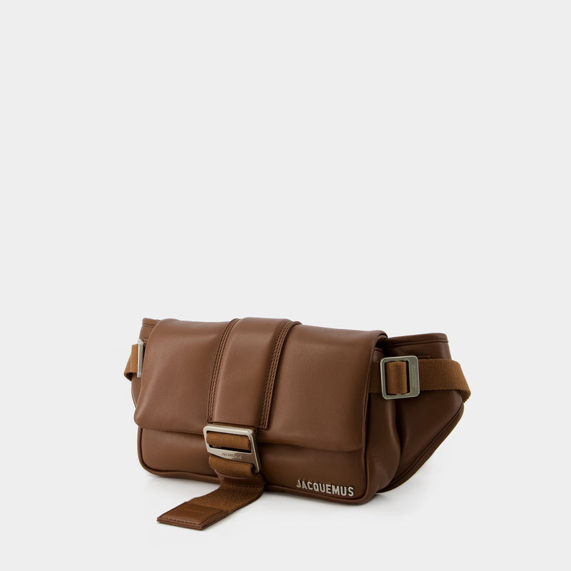 Bambimou Belt Bag - Jacquemus - Leather - Brown
