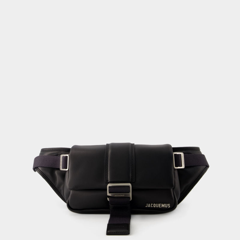 Bambimou Belt Bag - Jacquemus - Leather - Black