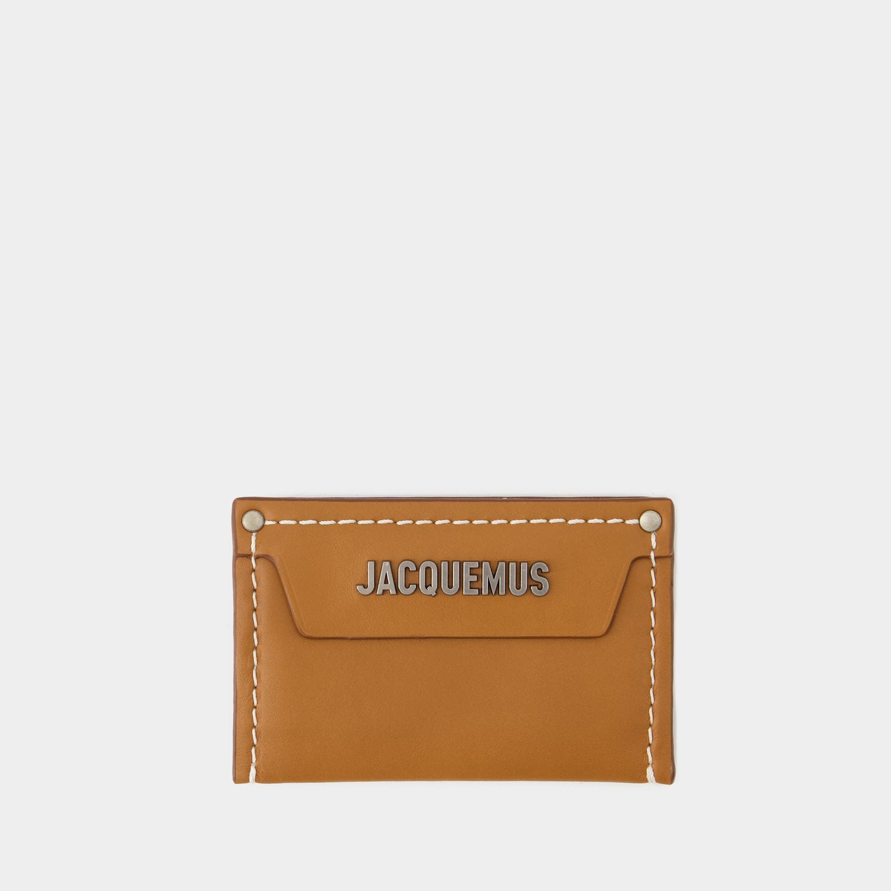 Meunier Card Holder Jacquemus Leather Light Brown 2