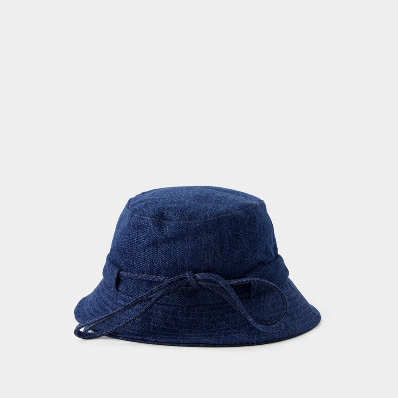 Gadjo Bucket Hat - Jacquemus - Cotton - Blue