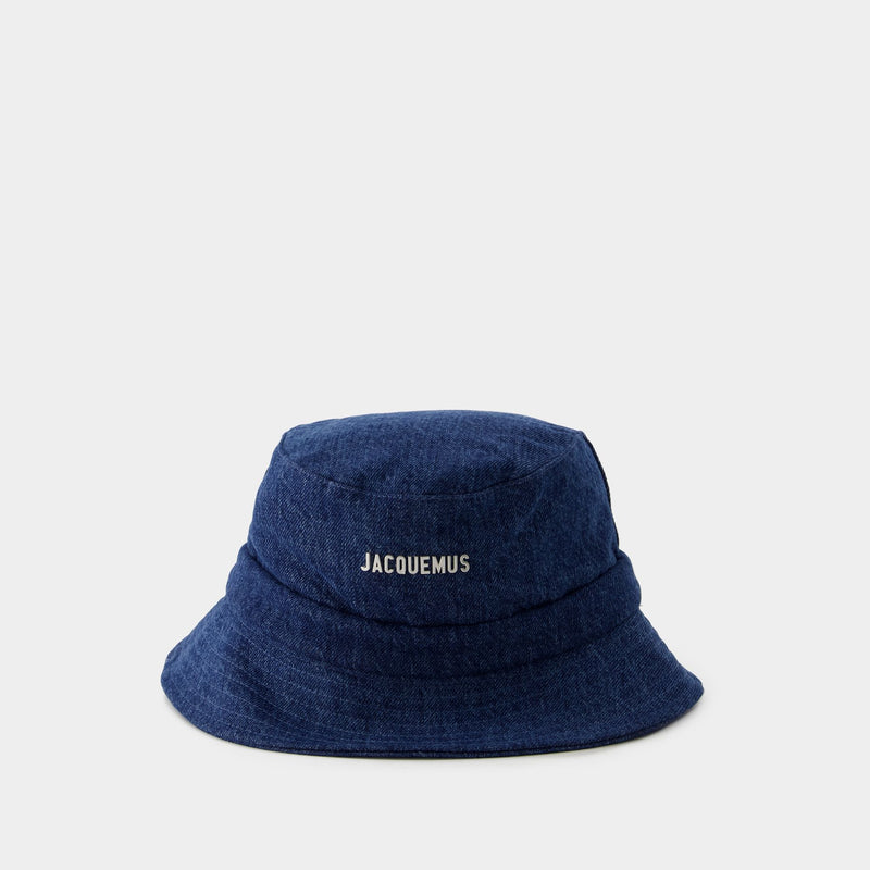 Gadjo Bucket Hat - Jacquemus - Cotton - Blue