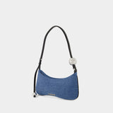 Le Bisou Perle Shoulder Bag - Jacquemus - Cotton - Blue