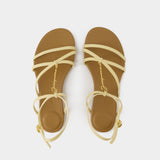 Pralu P Sandals - Jacquemus - Leather - Ivory