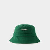 Le Bob Gadjo Bucket Hat - Jacquemus - Cotton - Green