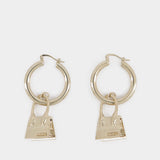 Les Creoles Chiquito Earring - Jacquemus -  Or - Brass