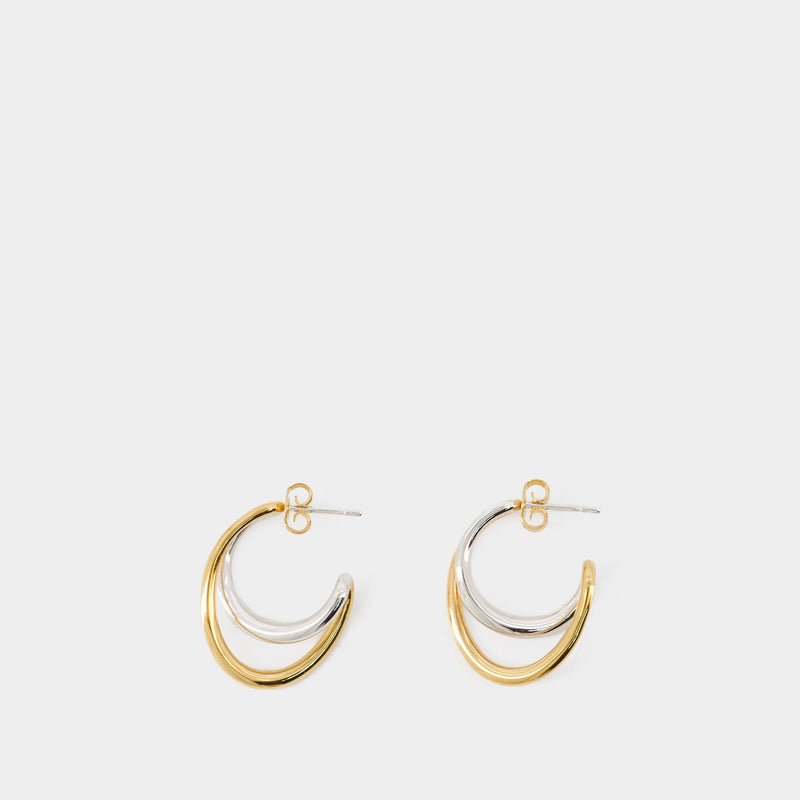 Bo Mini Earrings - Charlotte Chesnais - Silver/Gold - Gold