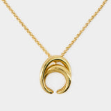 Initial Necklace - Charlotte Chesnais - Silver/Gold 18Kt - Gold