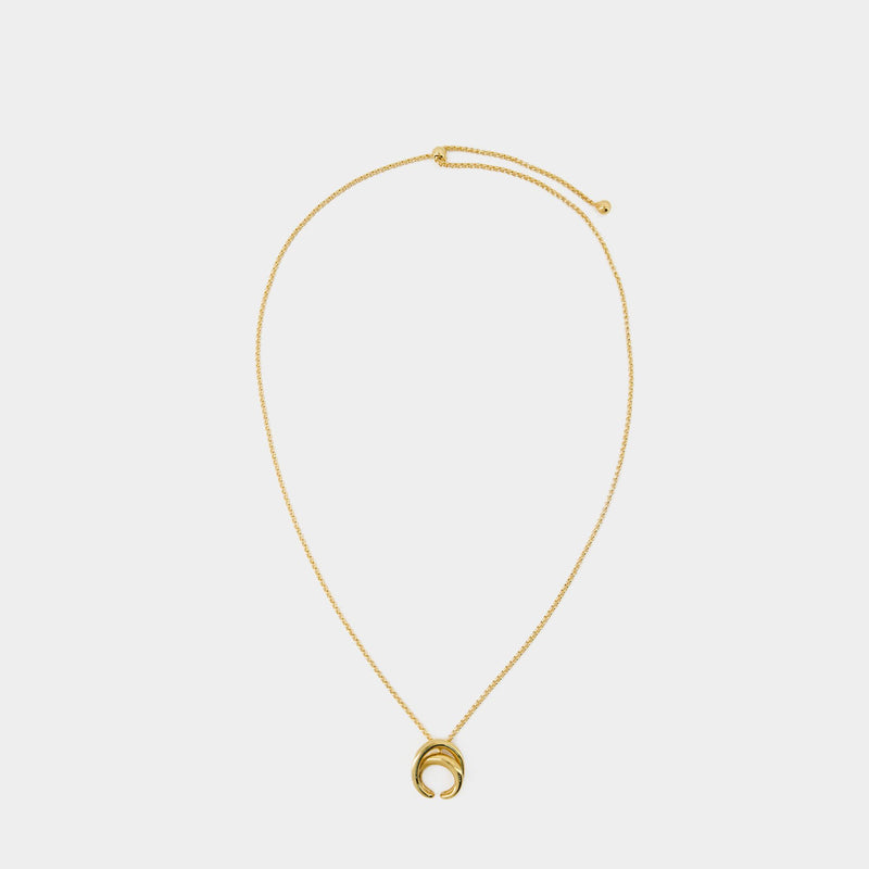 Initial Necklace - Charlotte Chesnais - Silver/Gold 18Kt - Gold