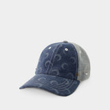 Regenerated Denim Cap - Marine Serre - Cotton - Grey