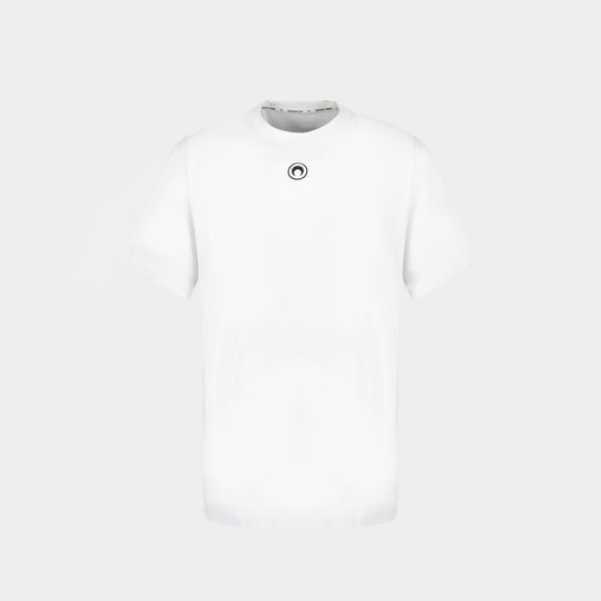 Moon Logo T-Shirt - Marine Serre - Cotton - White