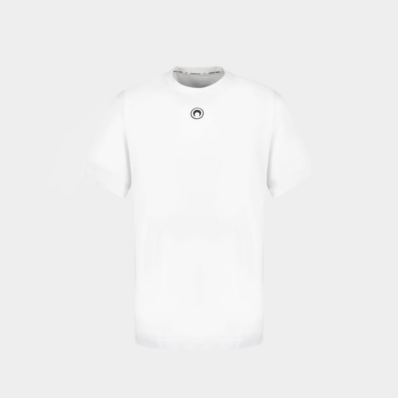 Moon Logo T-Shirt - Marine Serre - Cotton - White