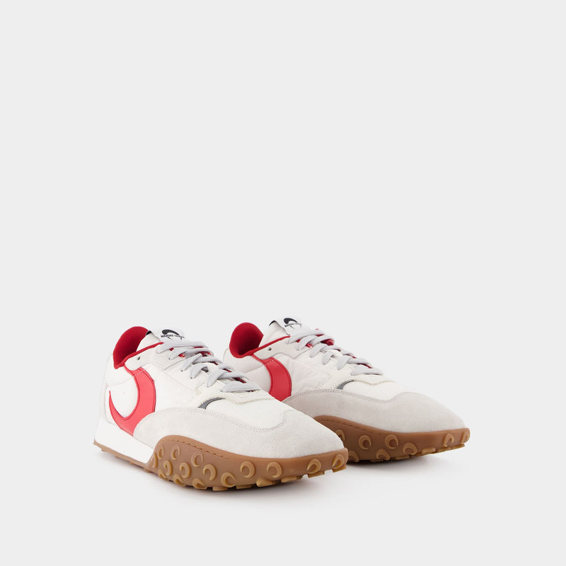 Moonwalk Sneakers - Marine Serre - White