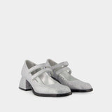 Bulla Bacara Pumps - Nodaleto - Silver Glitter - Leather