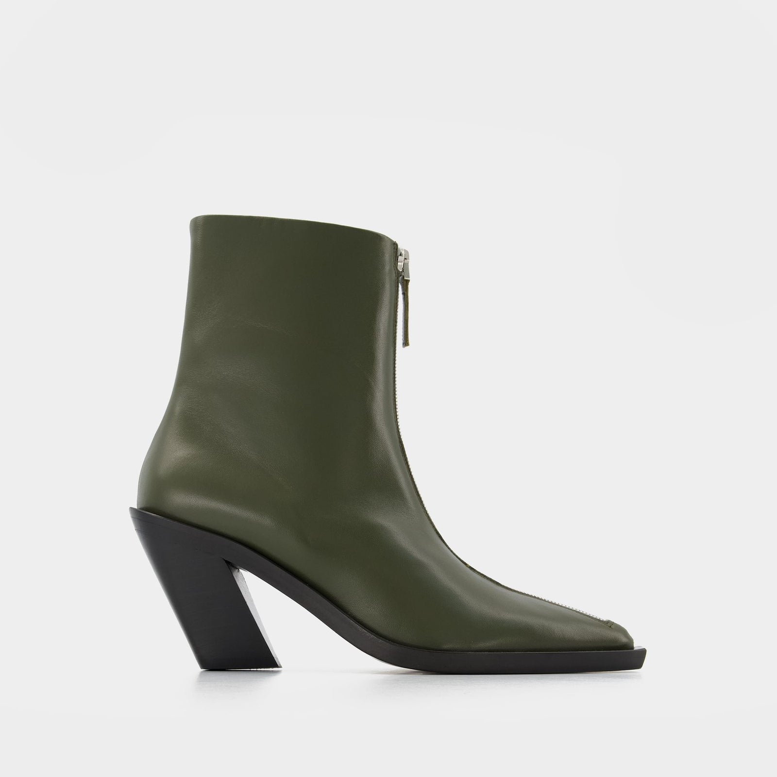 靴 Elleme Zipped pointed heal boots Elleme Zipped pointed heal boots