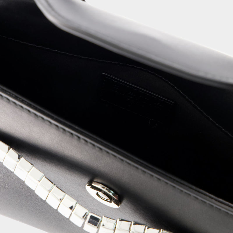 Mini Eva Handbag - Elleme - Black - Leather