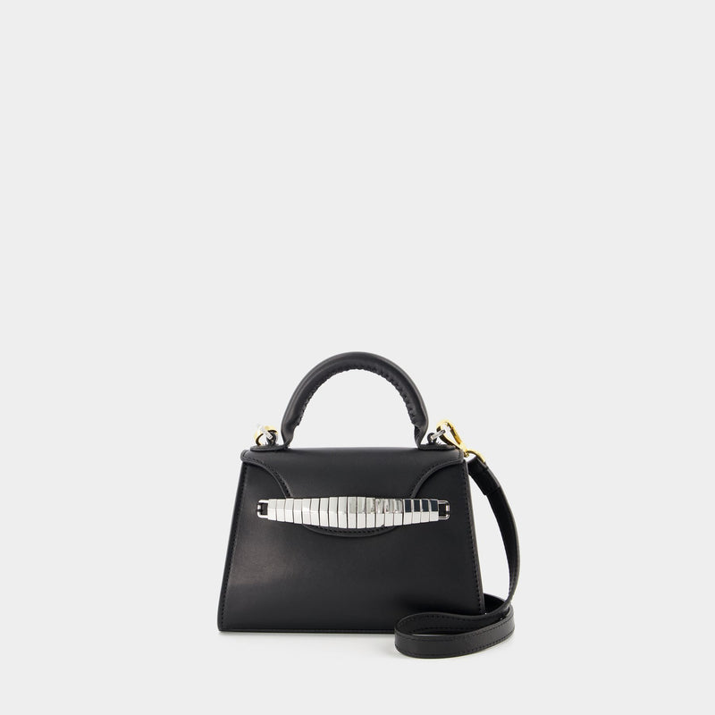 Mini Eva Handbag - Elleme - Black - Leather