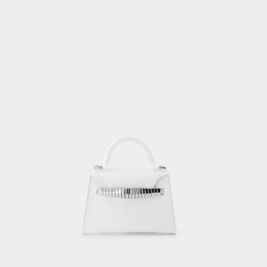 Mini Eva Handbag - Elleme - White - Leather